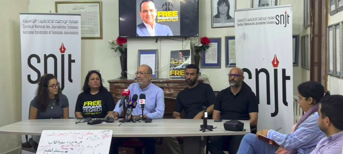 Mourad Zeghidi SNJT Mourad Zeghidi | Mobilisation et appel à la suspension de sa grève de la faim