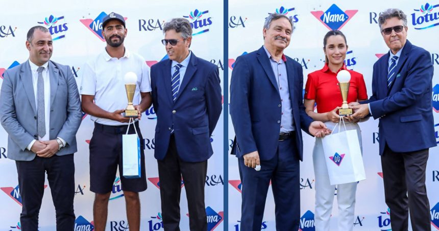 Rabeh-Bedoui-Aya-Ladhari-Golf Rabeh Bedoui et Aya Ladhari sacrés champions de Tunisie de golf