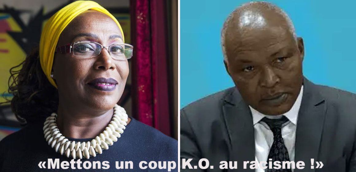 Saadia-Mosbah-Abdallah-Said Marche à Paris contre le racisme en France et en Tunisie