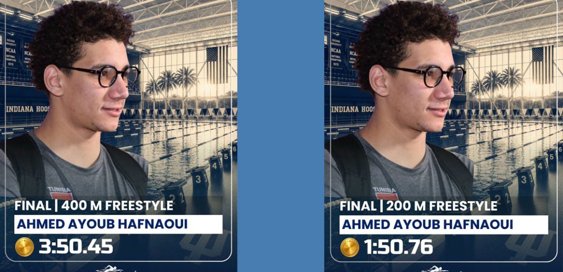 Ahmed-Ayoub-Hafnaoui-Florida Le Tunisien Ahmed Hafnaoui brille championnats d’été de natation de Floride