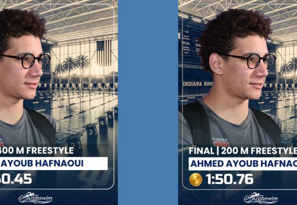 Ahmed-Ayoub-Hafnaoui-Florida Le Tunisien Ahmed Hafnaoui brille championnats d’été de natation de Floride