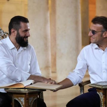 Al-Charaa-Macron-Damas Explosions près de l’hôtel de Macron à Damas