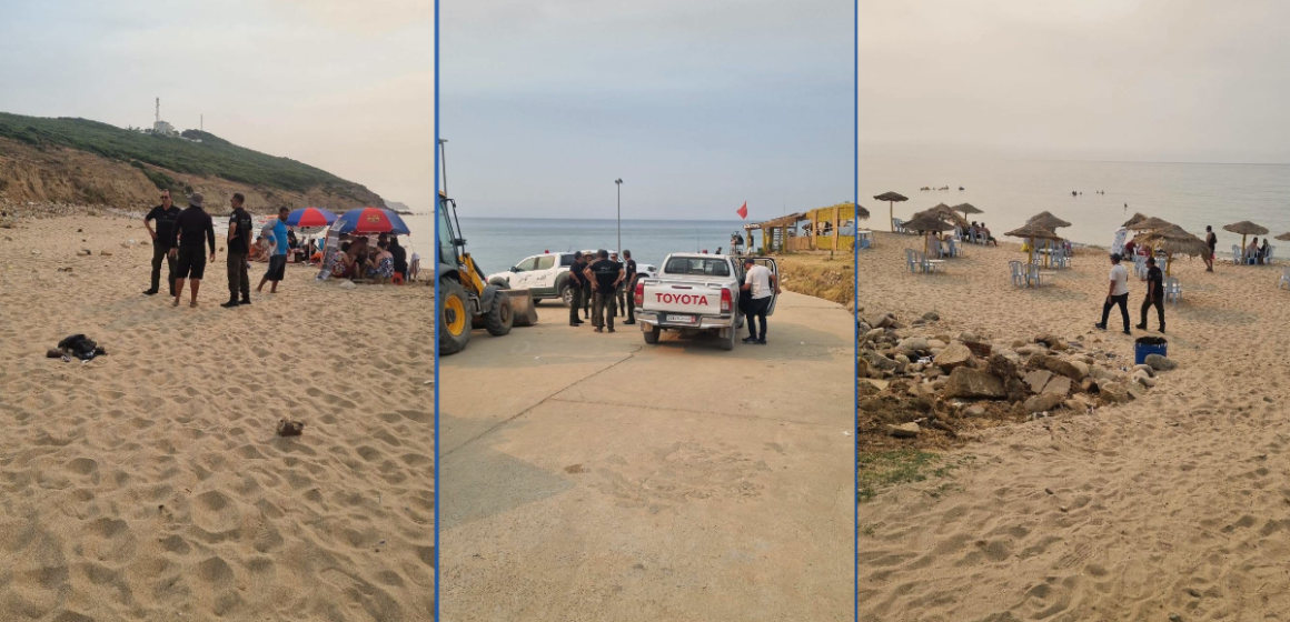 Berkoukech Apal Tabarka | Libération du domaine public maritime à la plage de Berkoukech