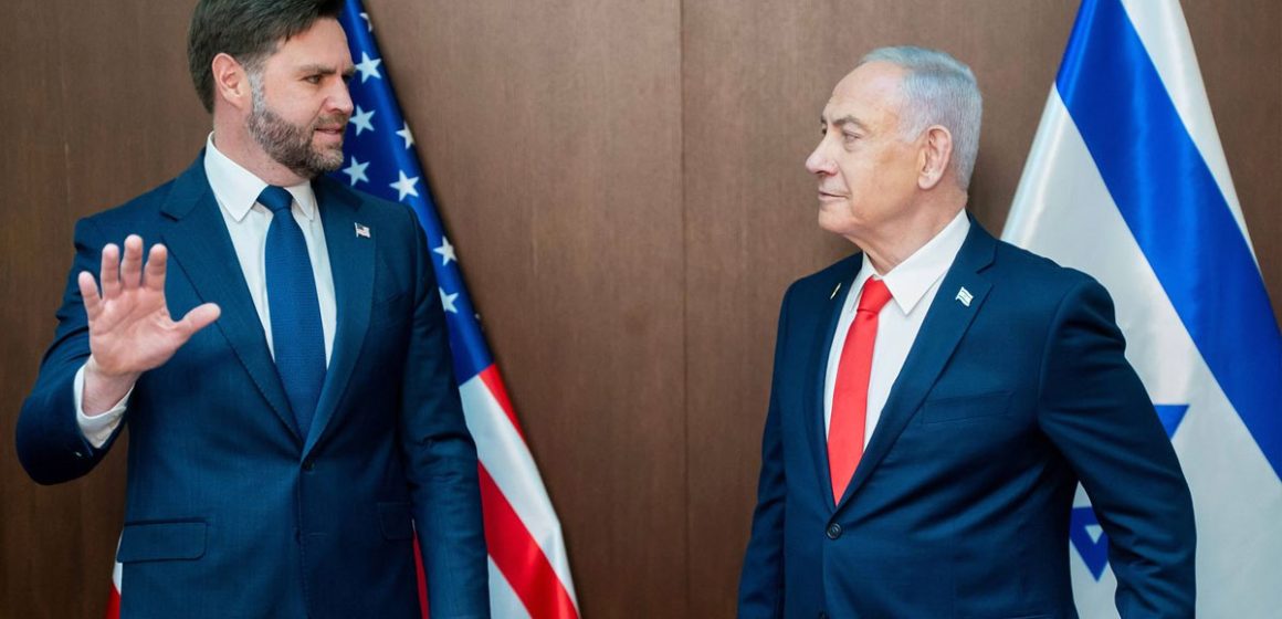 JD-Vance-Netanyahu Etats-Unis – Israël | Vance fustige le gouvernement Netanyahu