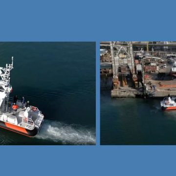 Livraison-de-navires-italiens-Tunisie La Tunisie réceptionne trois navires de surveillance maritime fabriqués en Italie
