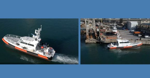 Livraison-de-navires-italiens-Tunisie La Tunisie réceptionne trois navires de surveillance maritime fabriqués en Italie