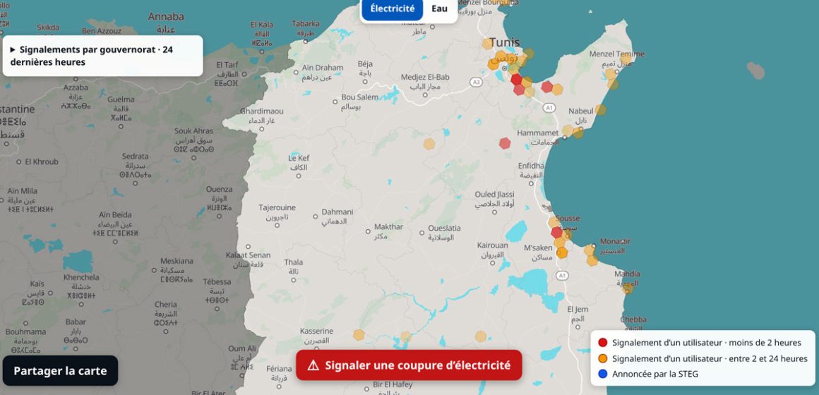Maqsous Tunisie | Ma9sous signale les coupures d’eau et d’électricité
