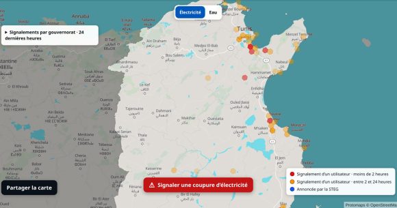 Maqsous Tunisie | Ma9sous signale les coupures d’eau et d’électricité