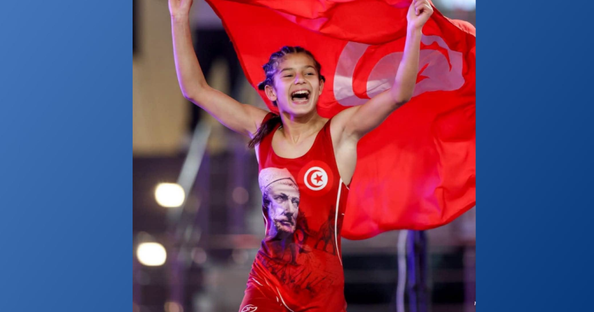 Tasnim Athimni Championnats du monde U17 de lutte | Tasnim Athimni aux portes de l’or