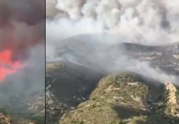 Zaghouan | L&rsquo;armée de l&rsquo;air intervient pour maîtriser l&rsquo;incendie de Jebel Chahma