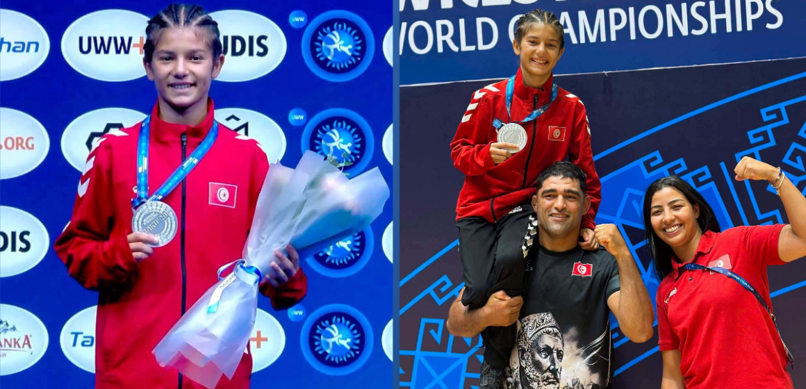 Championnats du monde de lutte | Médaille d’argent pour Tasnim Athimni