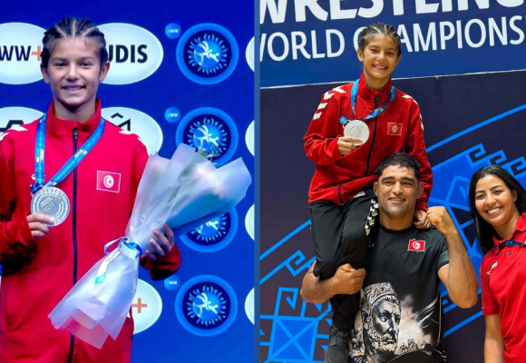 mondial Tasnim Athimni Championnats du monde de lutte | Médaille d’argent pour Tasnim Athimni