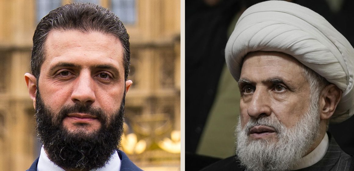 Ahmed-Al-Charaa-Naim-Al-Qassem Le Hezbollah tend la main à la Syrie d’Ahmed al-Charaa