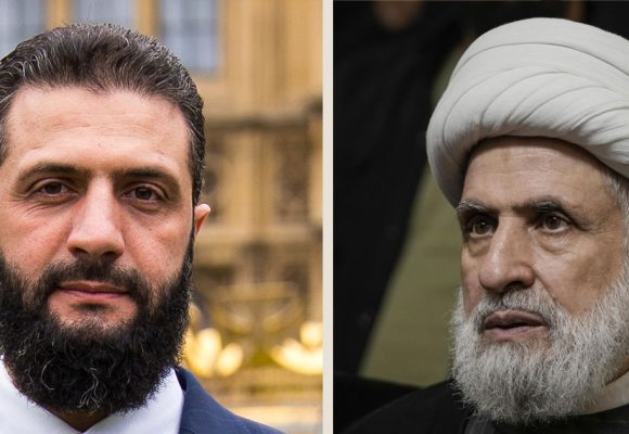 Ahmed-Al-Charaa-Naim-Al-Qassem Le Hezbollah tend la main à la Syrie d’Ahmed al-Charaa