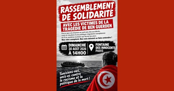 Ben-Guerdane-Rassemblement-Paris Drame de Ben Guerdane | Rassemblement à Paris en solidarité avec les familles des victimes