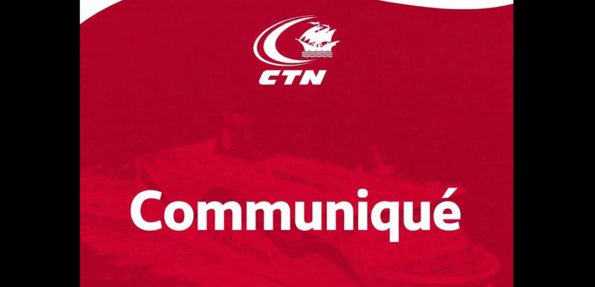 CTN communiqué La CTN dément toute annulation de traversées et précise les raisons des retards enregistrés