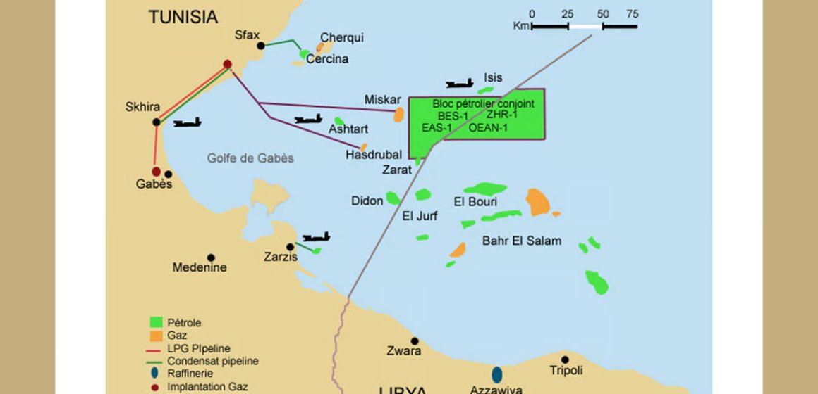 Golfe-de-Gabes-Energie-Tunisie-Libye La Tunisie et la Libye relancent leur coopération énergétique