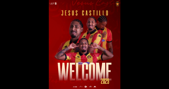 Jesus Castillo Jesus Castillo s’engage avec l’Espérance de Tunis jusqu’en 2029