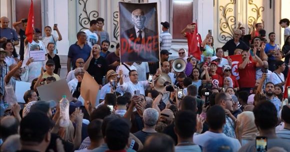 Manif-Anti-Saied-20-aout-2026 Les opposants à Kaïs Saïed défilent à nouveau à Tunis