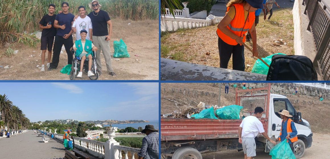 Marsa propreté Société civile & municipalité | Opération conjointe de propreté à La Marsa