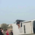 Des blessés dans le renversement d&rsquo;un bus de voyageurs sur l&rsquo;autoroute à Kalaa