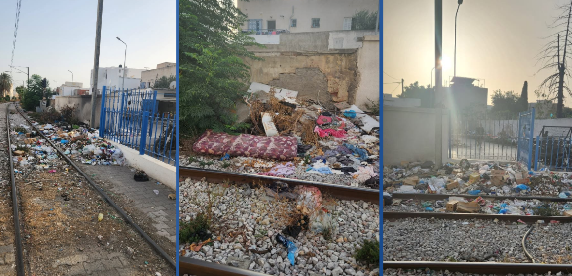 déchets Jets de déchets sur les voies de la ligne TGM | La Transtu portera plainte