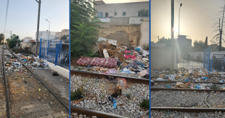 déchets Jets de déchets sur les voies de la ligne TGM | La Transtu portera plainte