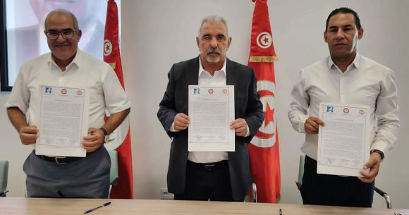 Boubaker-Bn-thabet-Slaheddine-Selmi-et-Bassem-Trifi Un nouveau cadre de dialogue national pour sortir la Tunisie de la crise