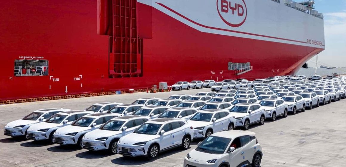Cargo-BYD BYD affrète le plus gros cargo de l’histoire avec 9 200 voitures à bord