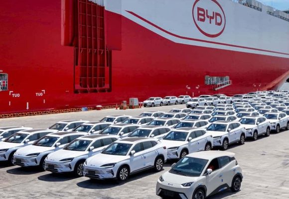 Cargo-BYD BYD affrète le plus gros cargo de l’histoire avec 9 200 voitures à bord