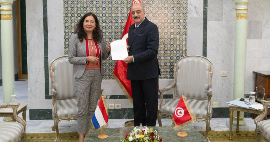 Diplomatie | Mohamed Ali Nafti reçoit la nouvelle ambassadrice des Pays-Bas à Tunis