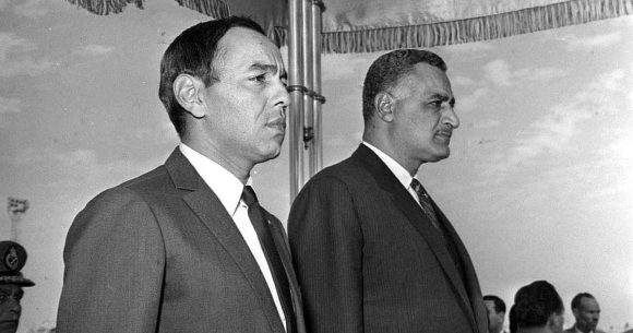 Hassan-II-Nasser-1965-2 Révélations | Hassan II derrière la victoire d’Israël de 1967