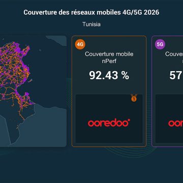 Ooredoo-Couverture-5G Ooredoo offre la meilleure couverture 5G et 4G en Tunisie