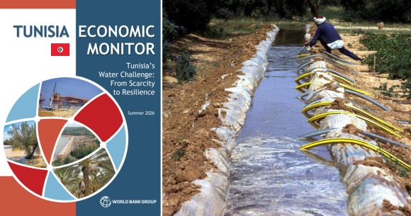 Tunisie-Eau-Irrigation-Banque-mondiale La crise de l’eau pourrait coûter à la Tunisie 6,4 % du PIB d’ici 2050
