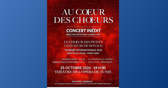 AU CŒUR DES CHŒURS Au cœur des choeurs : Un concert inédit à la rencontre des voix et des cultures