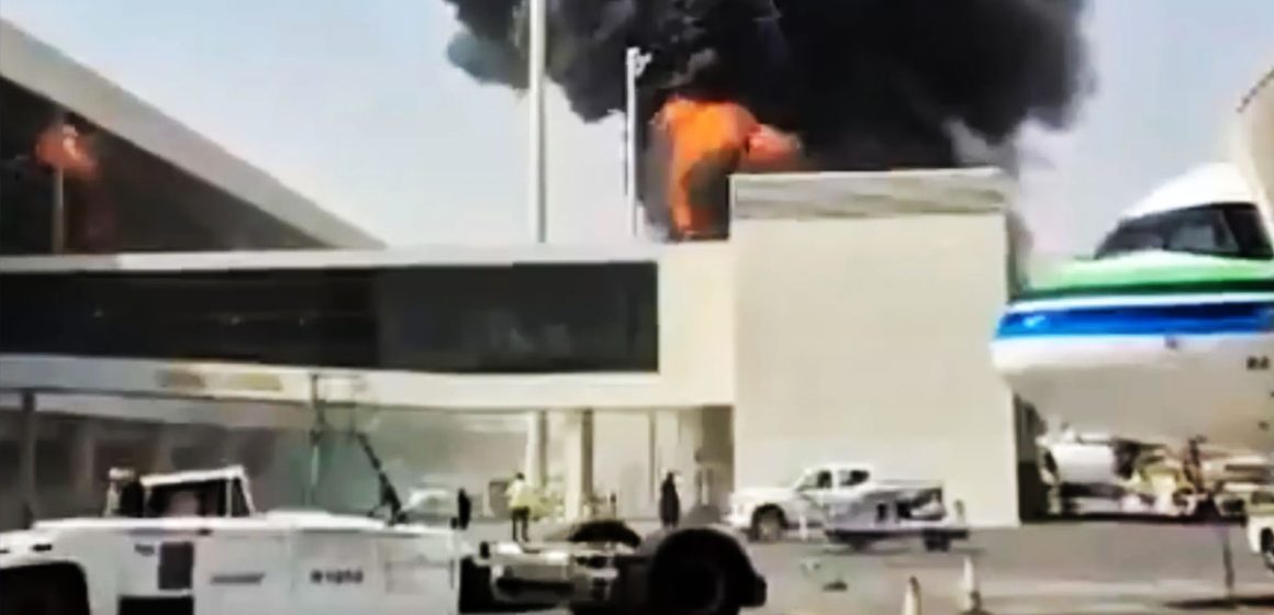 Attaque-Houthie-Aeroport-de-Riyadh Les Houthis sèment la panique en Arabie saoudite