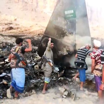 Des-Houthis-abattent-un-avion-saoudien. Les Houthis mettent en lumière les limites du vaste arsenal militaire saoudien