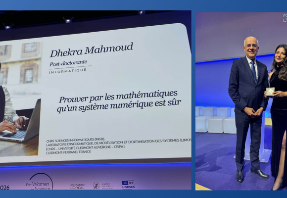 La chercheuse tunisienne Dhekra Mahmoud, lauréate du prix «France 2026 L’Oréal-Unesco»
