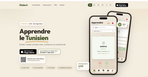 Dialect-Apprendre-le-Tunisien Dialect, une appli pour apprendre la langue des ses parents