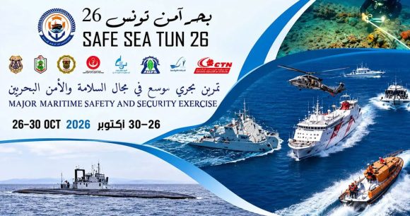 Safe-Sea-2026 Safe Sea 2026 | Exercice de sauvetage en mer dans le golfe de Tunis